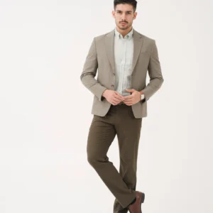 Always Olive Relaxed Fit Stretch Formal Pants